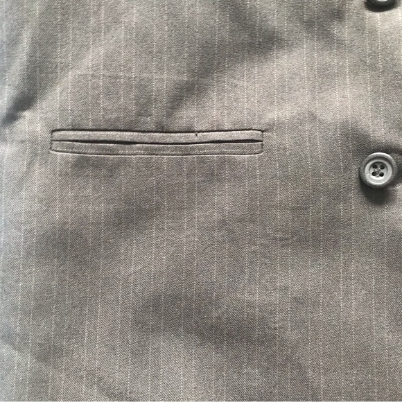 Arrow Black/Grey Pinstripe Blazer - Picture 5 of 10